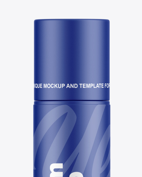 Matte Lip Balm Tube Mockup