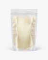 Clear Plastic Pouch w/ Tar Tar Sauce Mockup