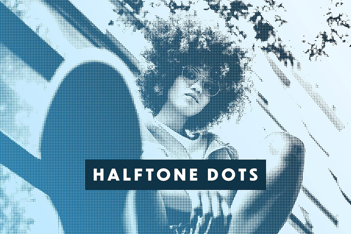 Halftone Dots Photo Effect