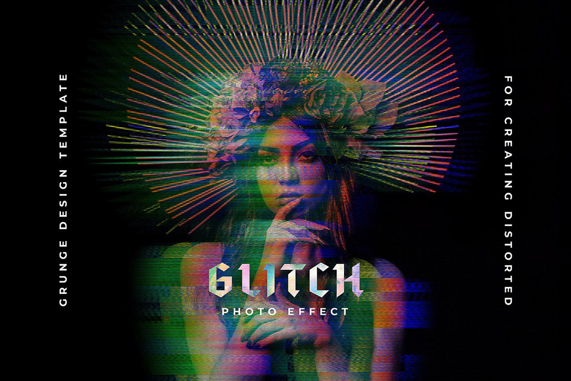 Error Glitch Photo Effect Error Glitch Photo Effect