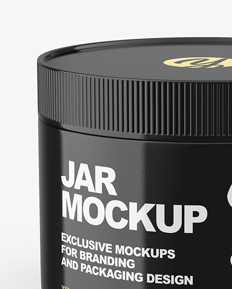 Glossy Jar Mockup