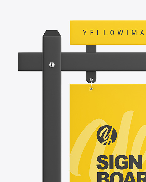 Real Estate Sign Board Mockup