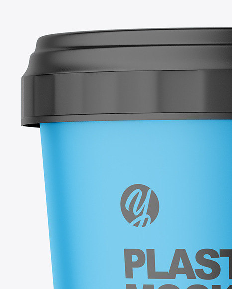 Matte Plastic Cup Mockup