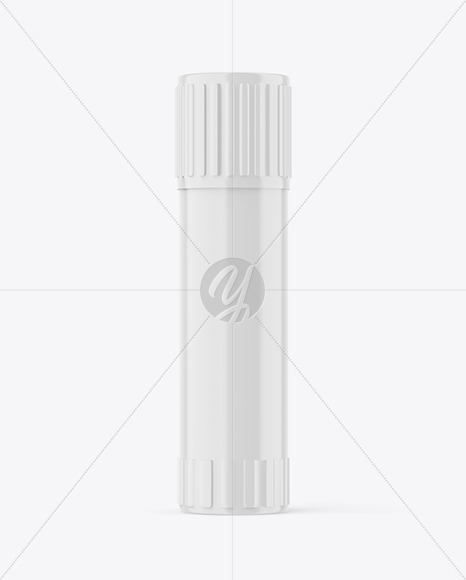 Glossy Plastic Glue Stick Mockup