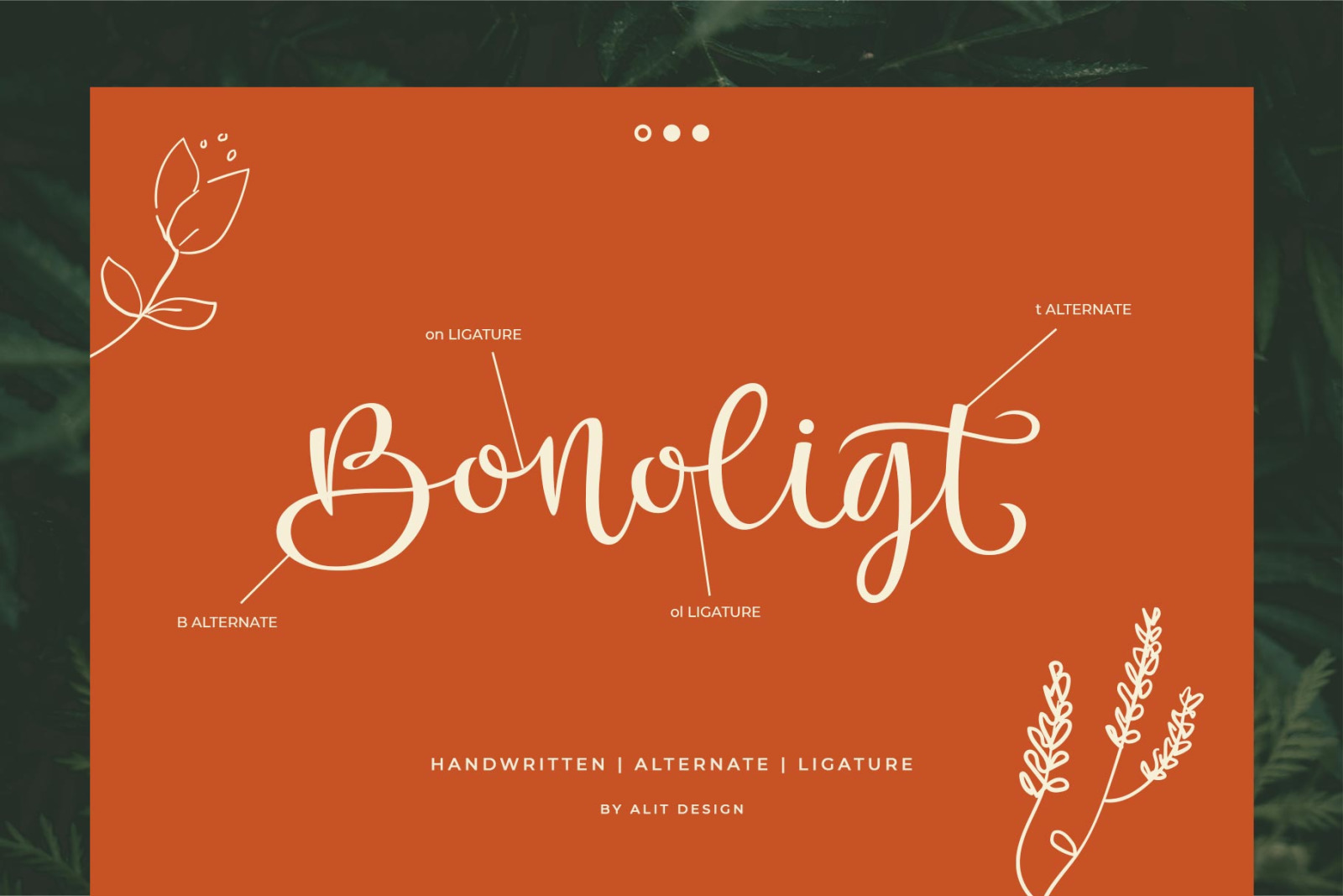 Bonoligt Typeface Bonoligt Typeface