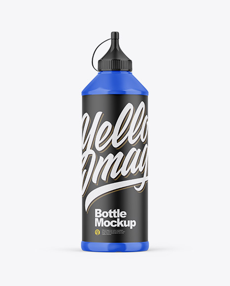 Glossy Bottle Mockup