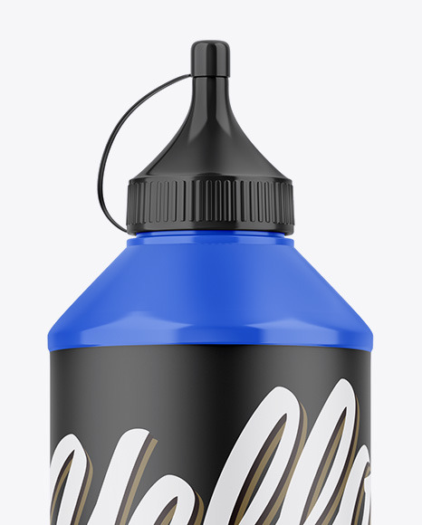 Glossy Bottle Mockup