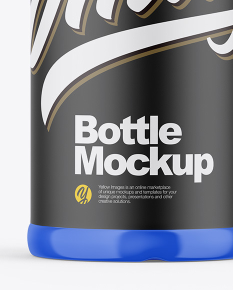 Glossy Bottle Mockup