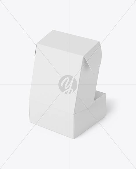 Opened Paper Mailing Box Mockup