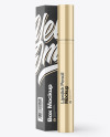 Metallic Lipstick Pencil w/ Kraft Paper Box Mockup