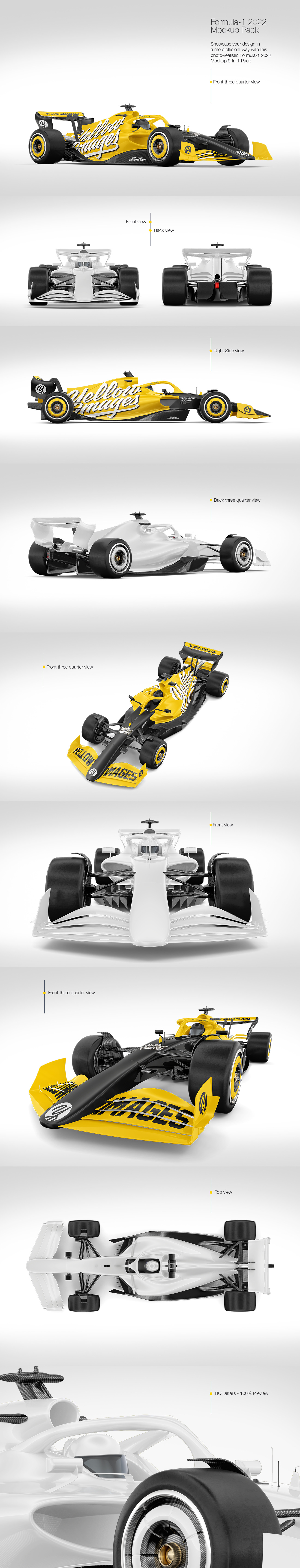 Formula-1 2022 Mockup Pack