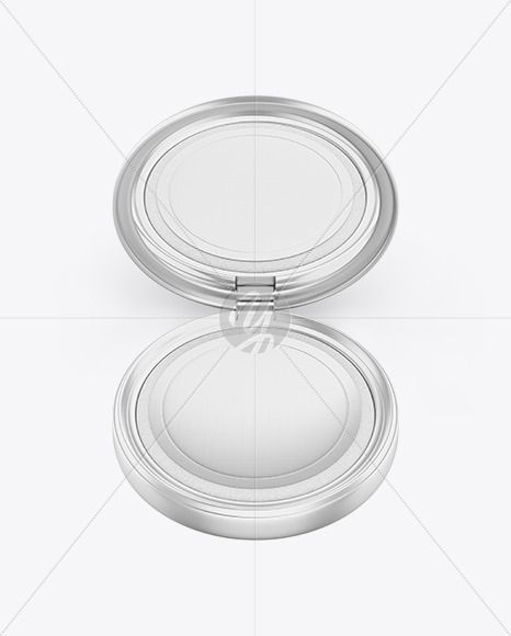Metallic Cosmetic Powder Mockup
