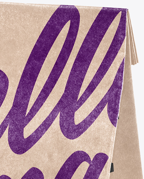 Kraft Paper Shopping Bag Mockup