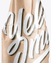 Beer Bottle Wrapped in Kraft Papper