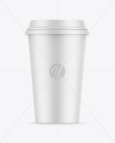 Matte Coffee Cup Mockup