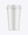 Matte Coffee Cup Mockup