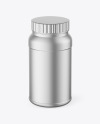 Matte Metallic Jar Mockup