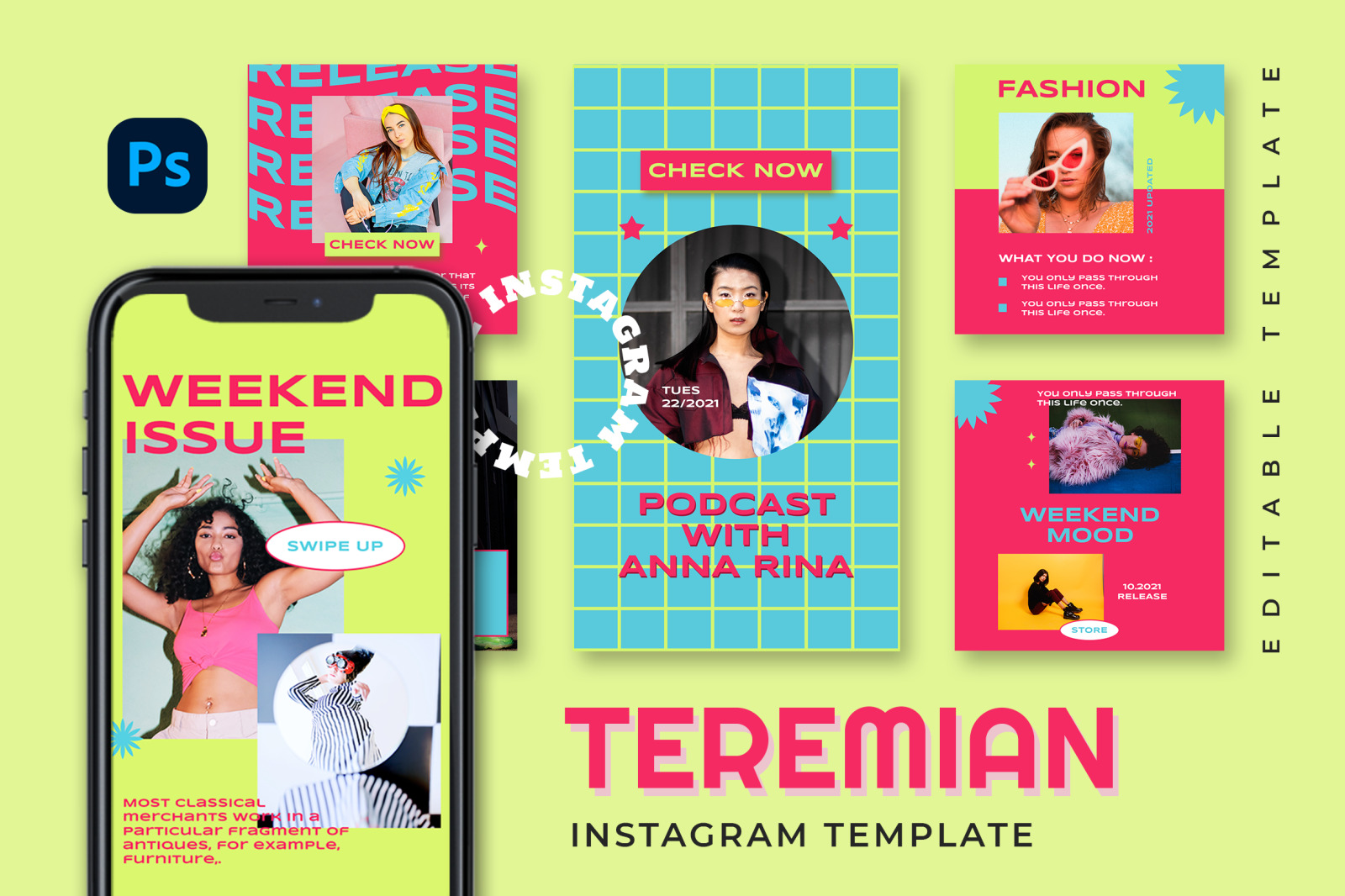 Teremian Instagram Template