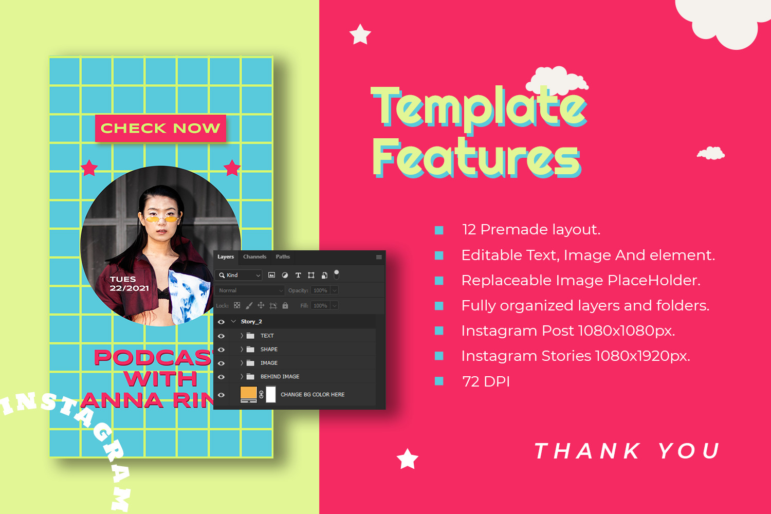 Teremian Instagram Template Teremian Instagram Template
