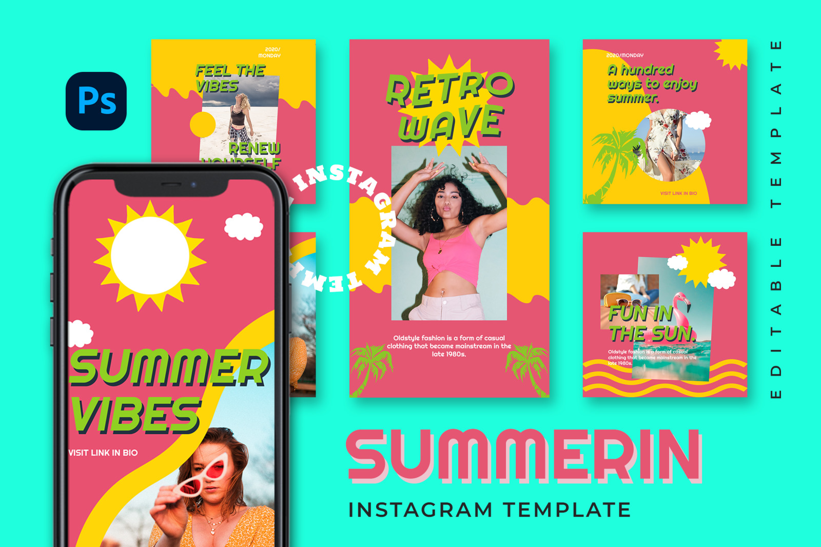 Summerin Instagram Template Summerin Instagram Template