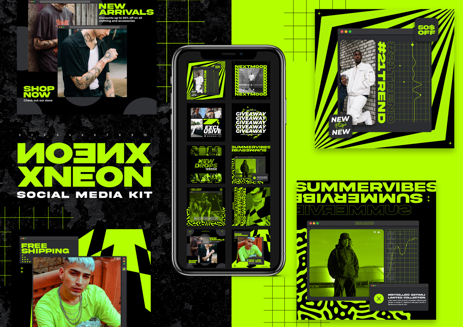 XNeON Instagram Post Kit XNeON Instagram Post Kit