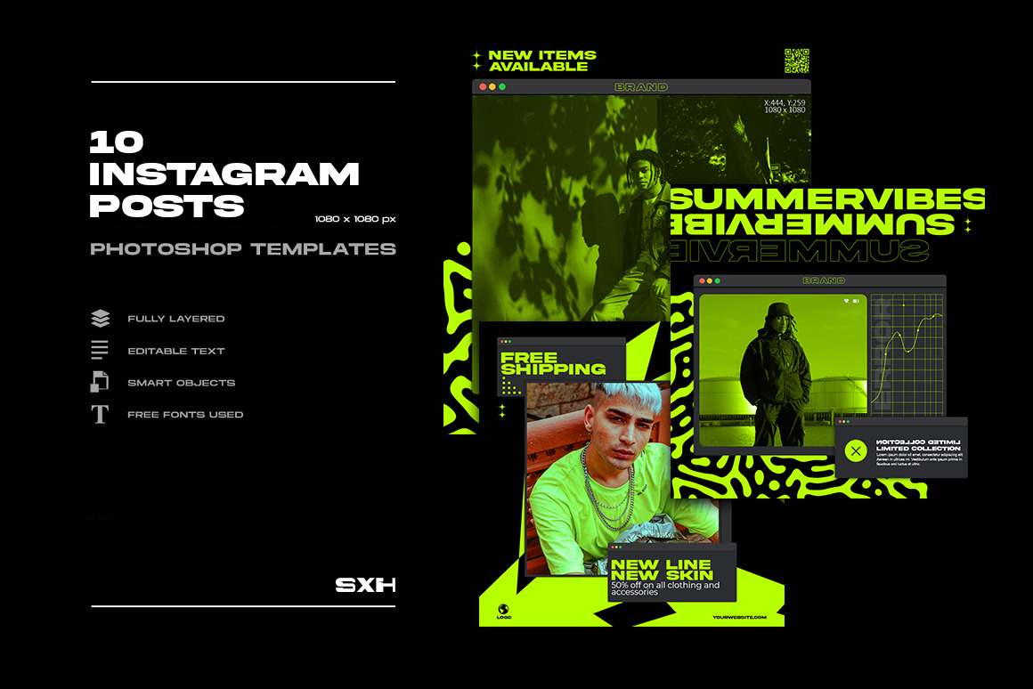 XNeON Instagram Post Kit XNeON Instagram Post Kit