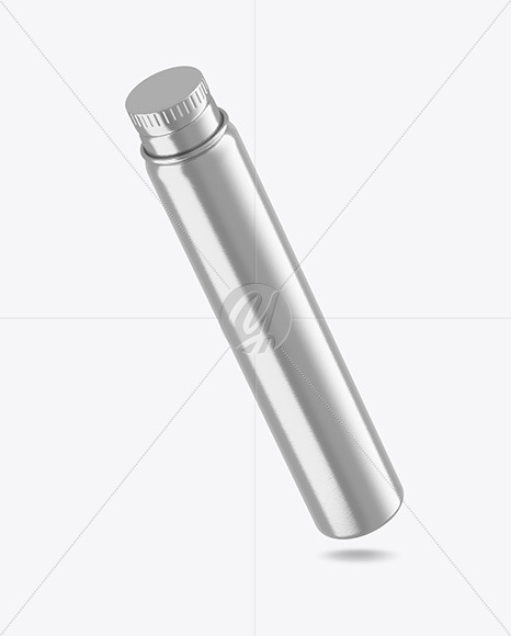 Metallic Cosmetic Bottle Mockup