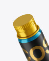 Metallic Cosmetic Bottle Mockup