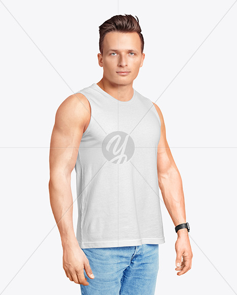 Men's Tank Top Mockup