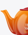 Glossy Teapot Mockup