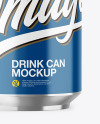 330ml Glossy Drink Can Mockup