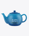 Matte Teapot Mockup