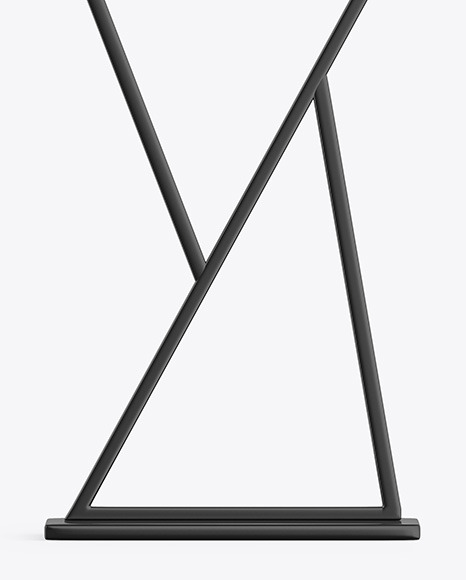 Pedestal Poster Stand Mockup