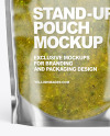 Clear Plastic Pouch w/ Spicy Herbs Sauce Mockup