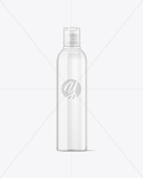 Clear Cosmetic Bottle Mockup