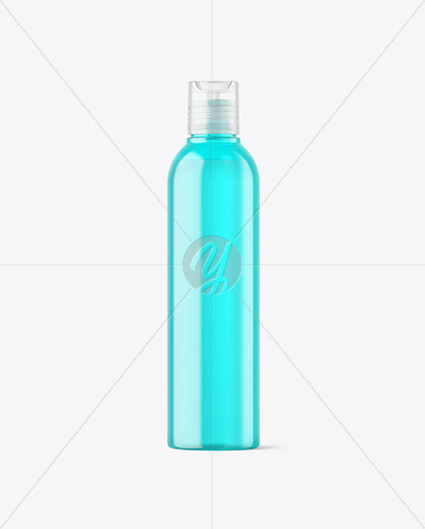 Color Plastic Cosmetic Bottle Mockup