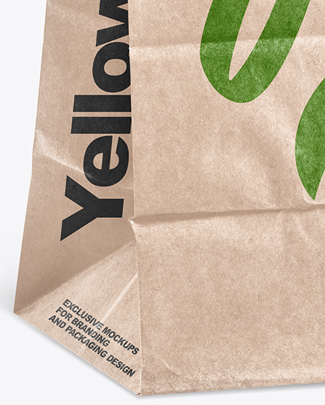 Kraft Paper Shopping Bag Mockup