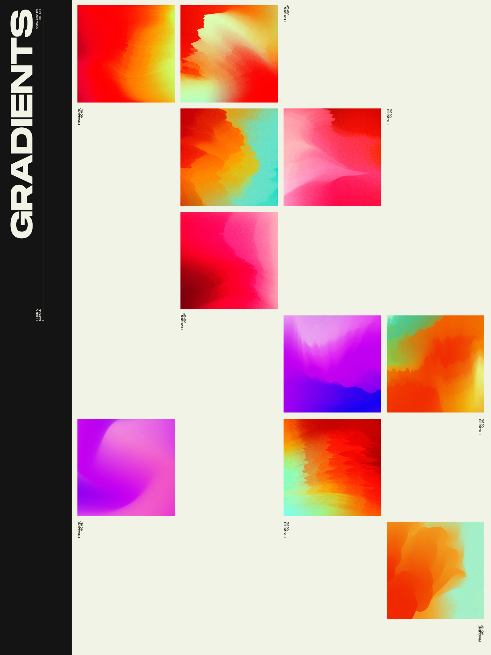 Vivid gradients and modern shapes