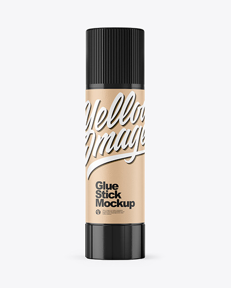 Glossy Glue Stick Mockup