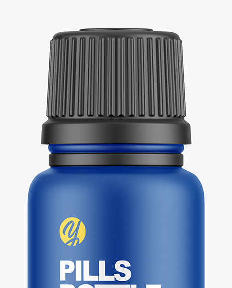 Matte Pills Bottle Mockup