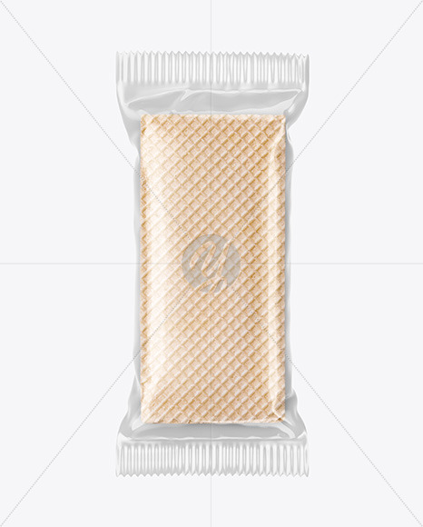 Glossy Pack with Wafer Mockup