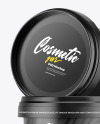 Plastic Cosmetic Jar Mockup