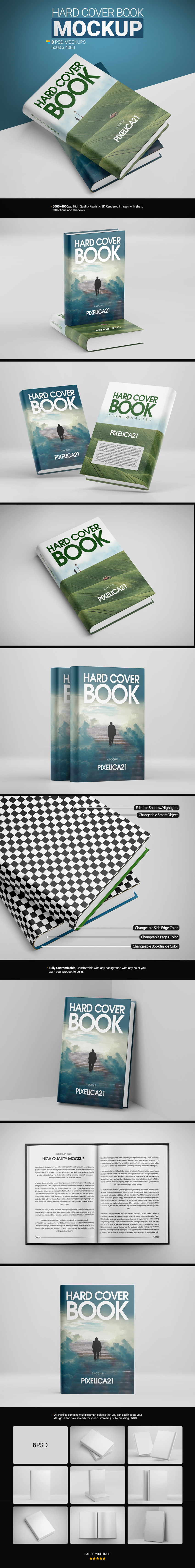 HardCover Book Mockup