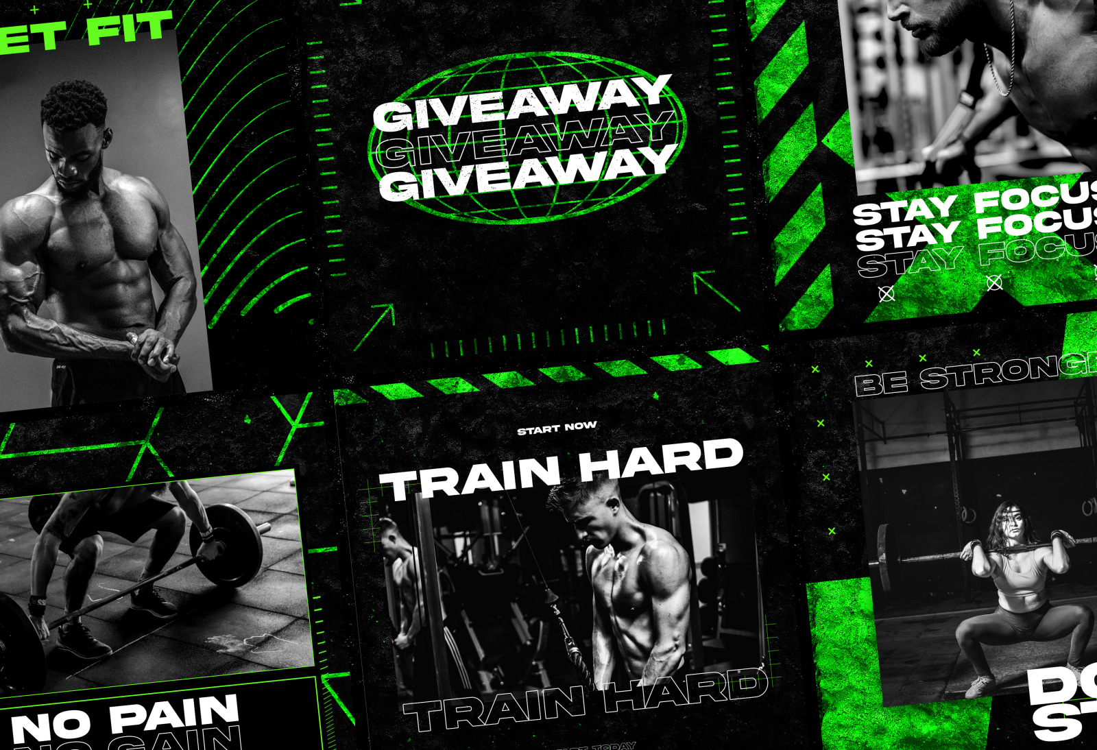 Limey Fitness Instagram Post Kit Limey Fitness Instagram Post Kit