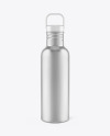 Metallic Water Bottle Mockup