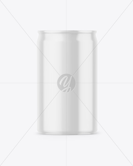 150ml Glossy Drink Can Mockup