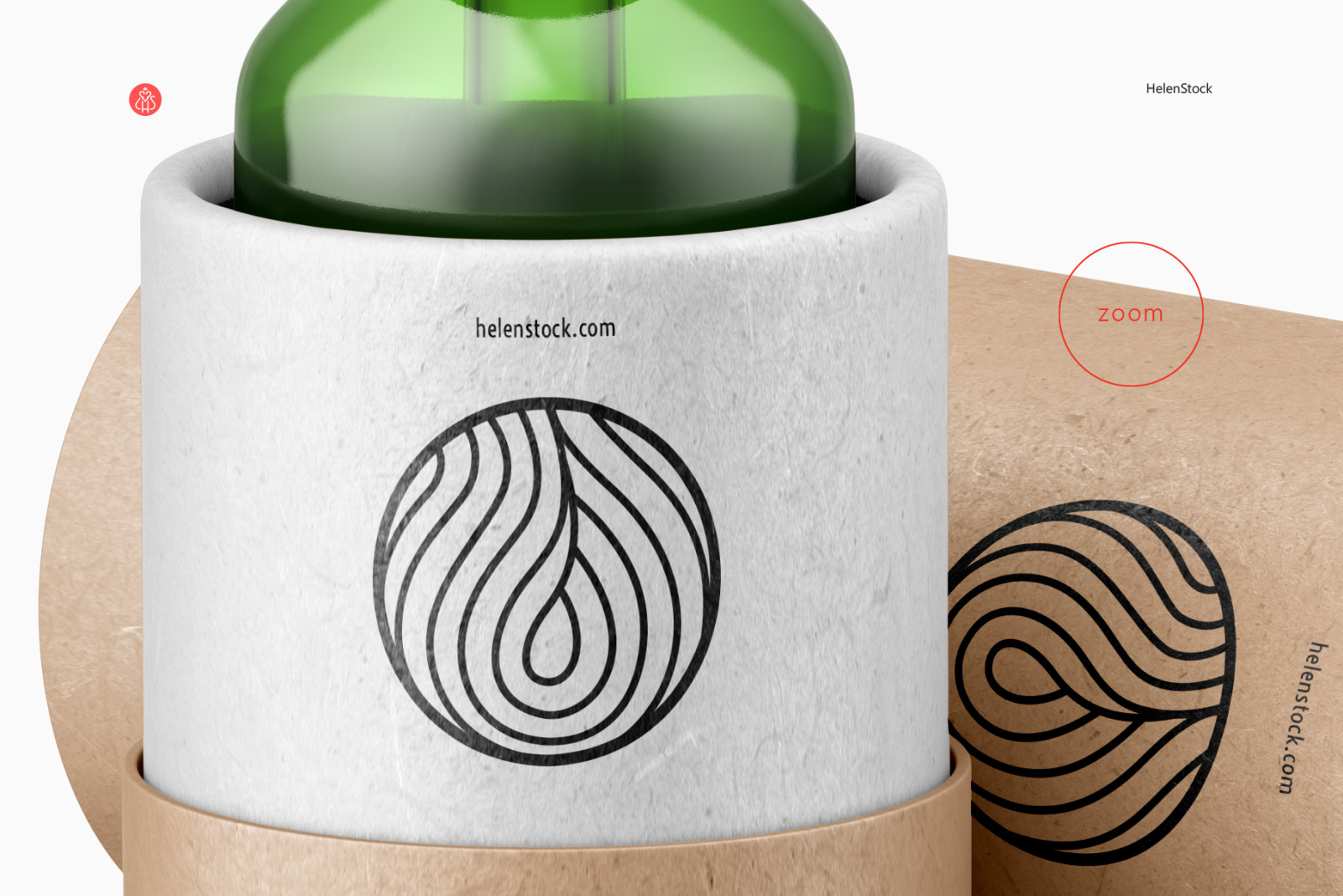 Dropper Bottle with Tube Mockup