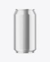 330ml Glossy Metallic Drink Can Mockup