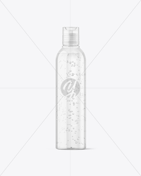 Clear Cosmetic Bottle Mockup