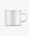 Matte Enamel Cup Mockup